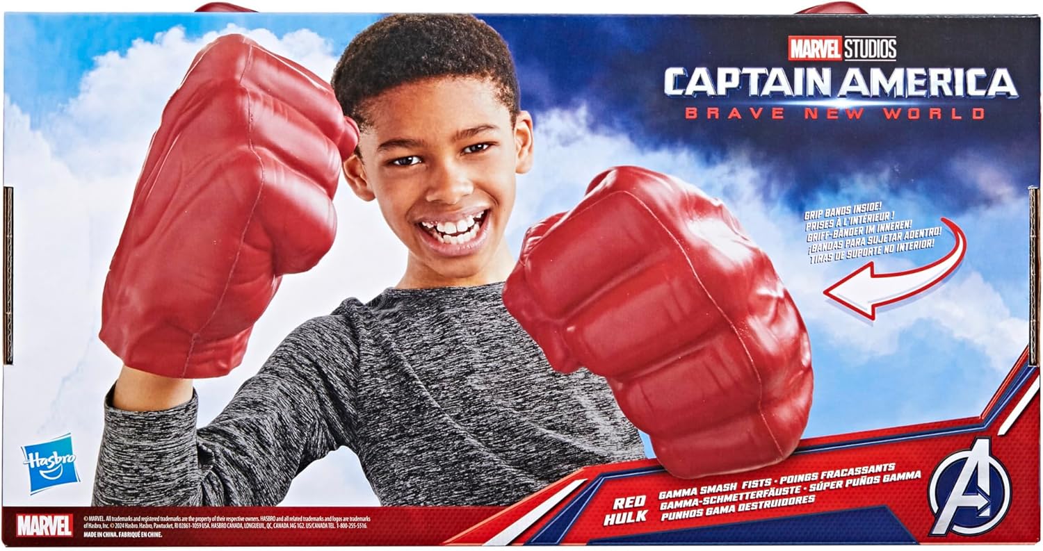 Marvel Captain America Brave New World - Red Hulk Gamma Smash Fists - Colorland Toys