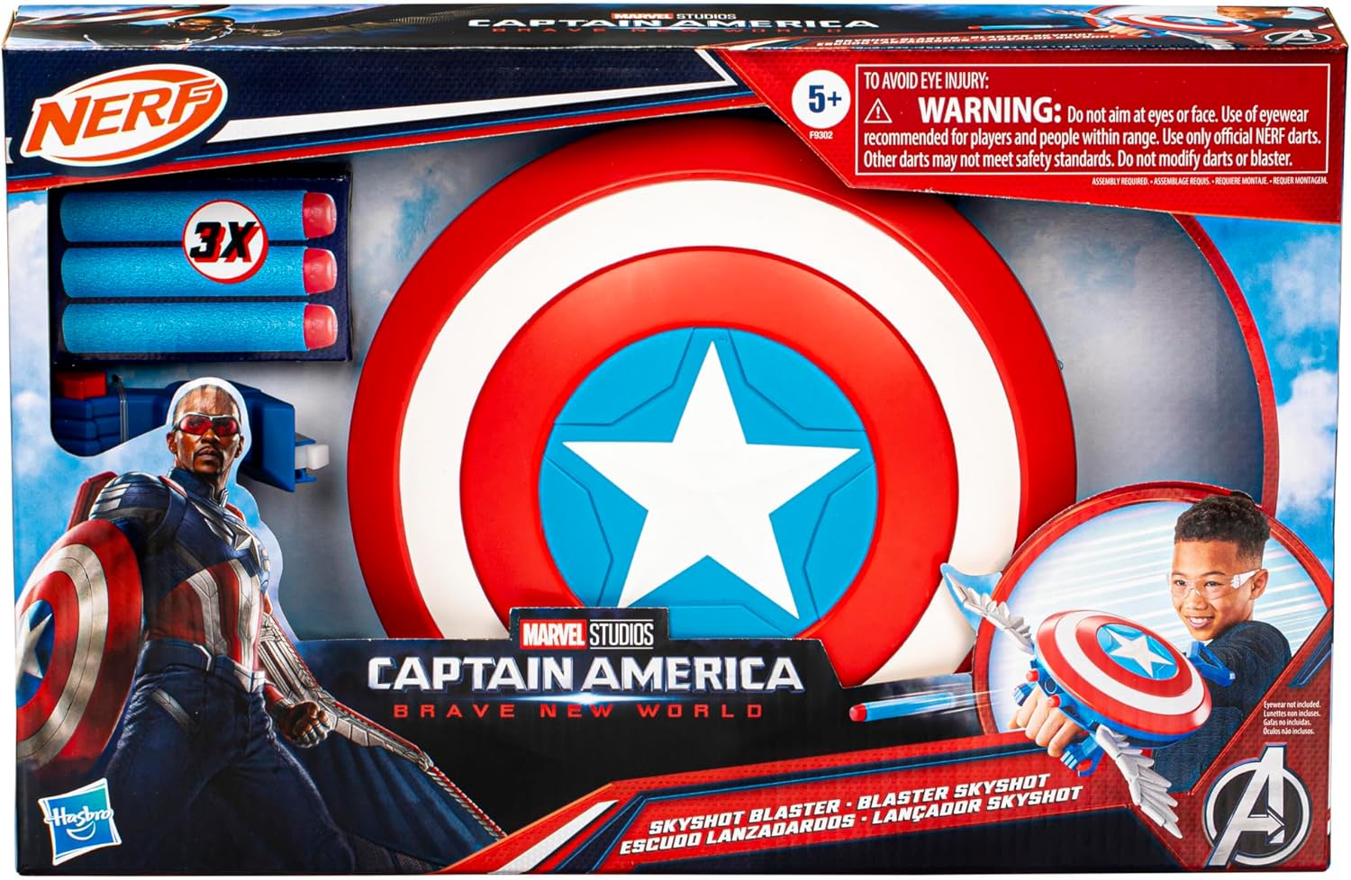 Marvel Captain America Brave New World - Skyshot Blaster - Colorland Toys