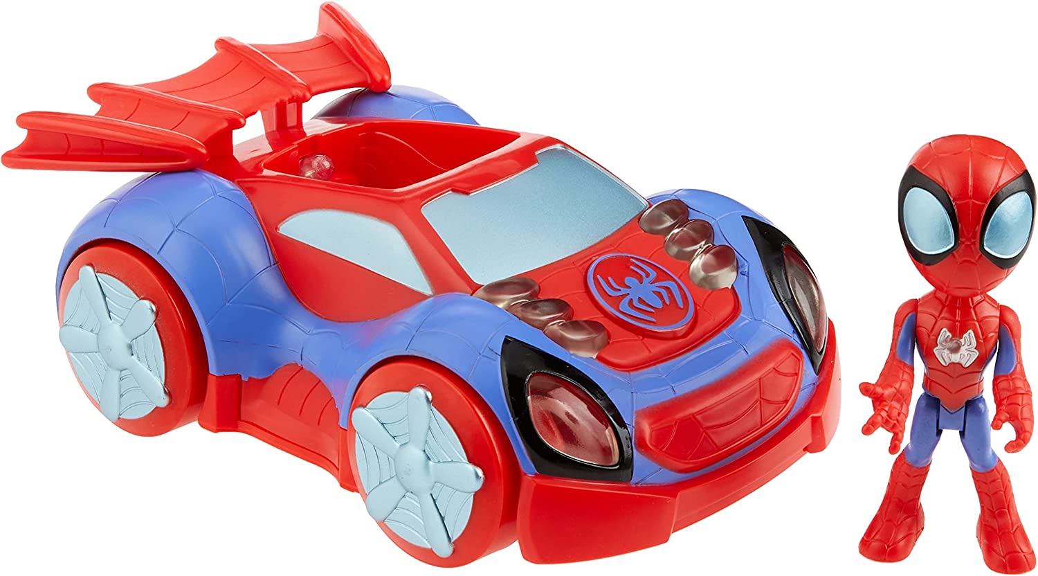 Marvel Spidey and His Amazing Friends Glow Tech Web - Crawler Car F4530 - Colorland Toys