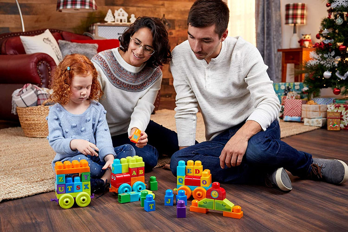 Mega Bloks ABC Learning Train 60pcs DXH35 - Colorland Toys