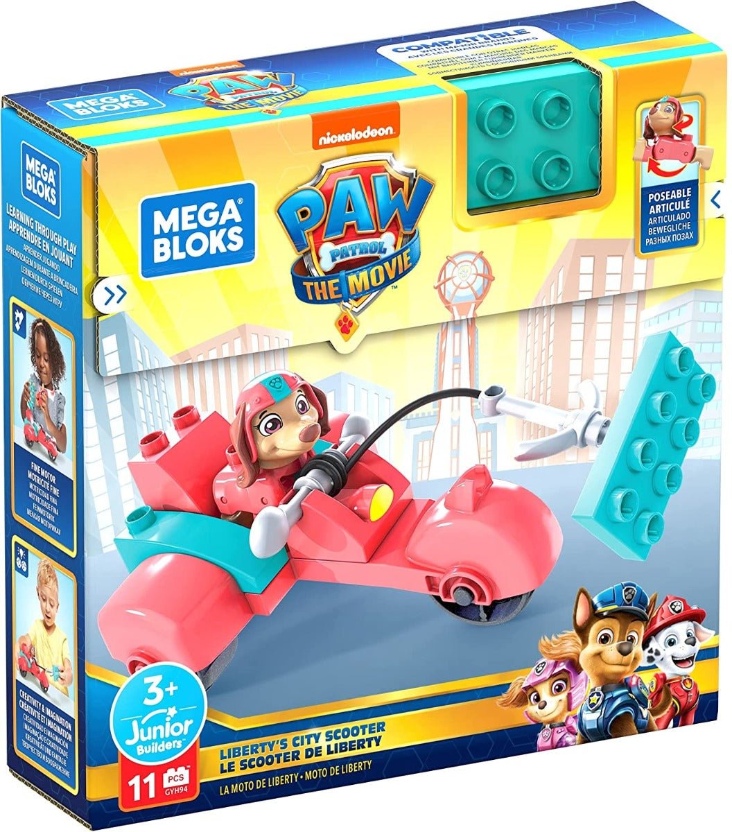 Mega Bloks Paw Patrol The Movie Liberty’s City Scooter GYH94 - Colorland Toys