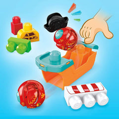 Mega Bloks Peek A Blocks Pirate Ship 11pcs GRV34 - Colorland Toys