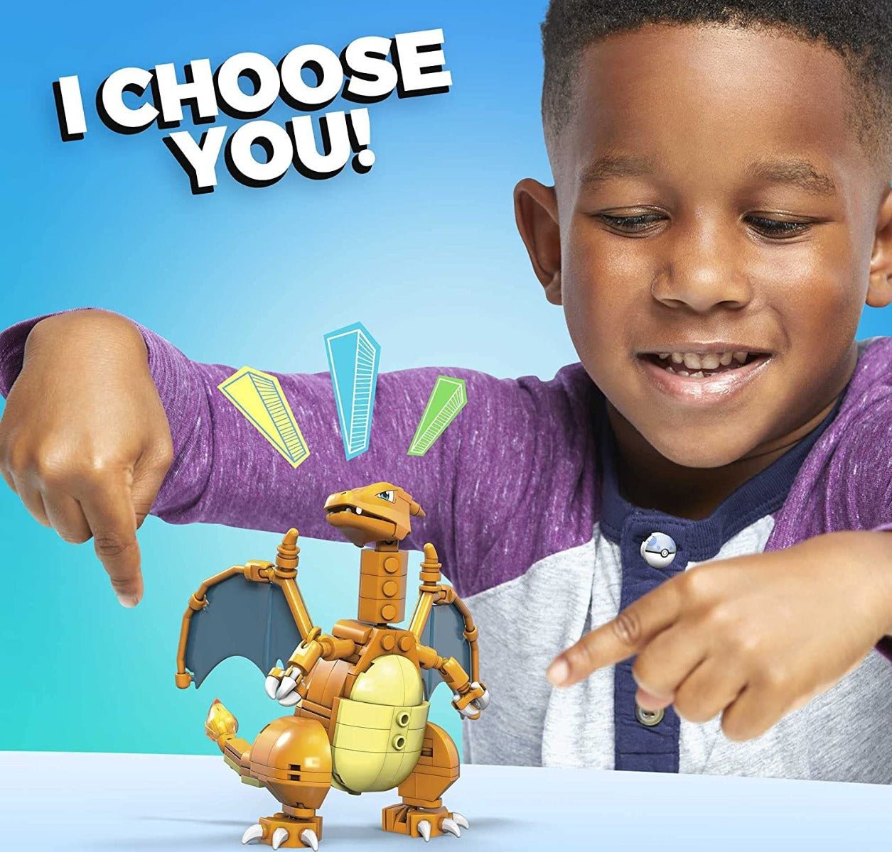 Mega Construx Pokemon Charizard Construction Set GWY77 - Colorland Toys