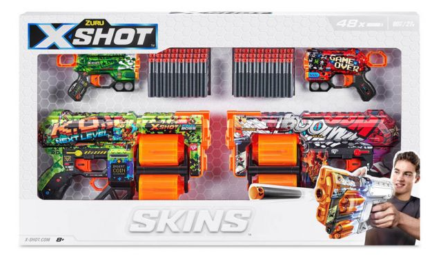 X-Shot Mix Combo Pack Dread and Menace XS-36542