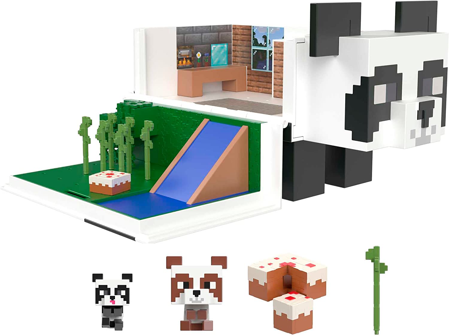 Minecraft Mob Head Minis Panda Playhouse Set HLL25 - Colorland Toys