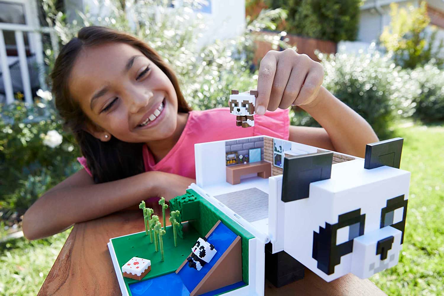 Minecraft Mob Head Minis Panda Playhouse Set HLL25 - Colorland Toys
