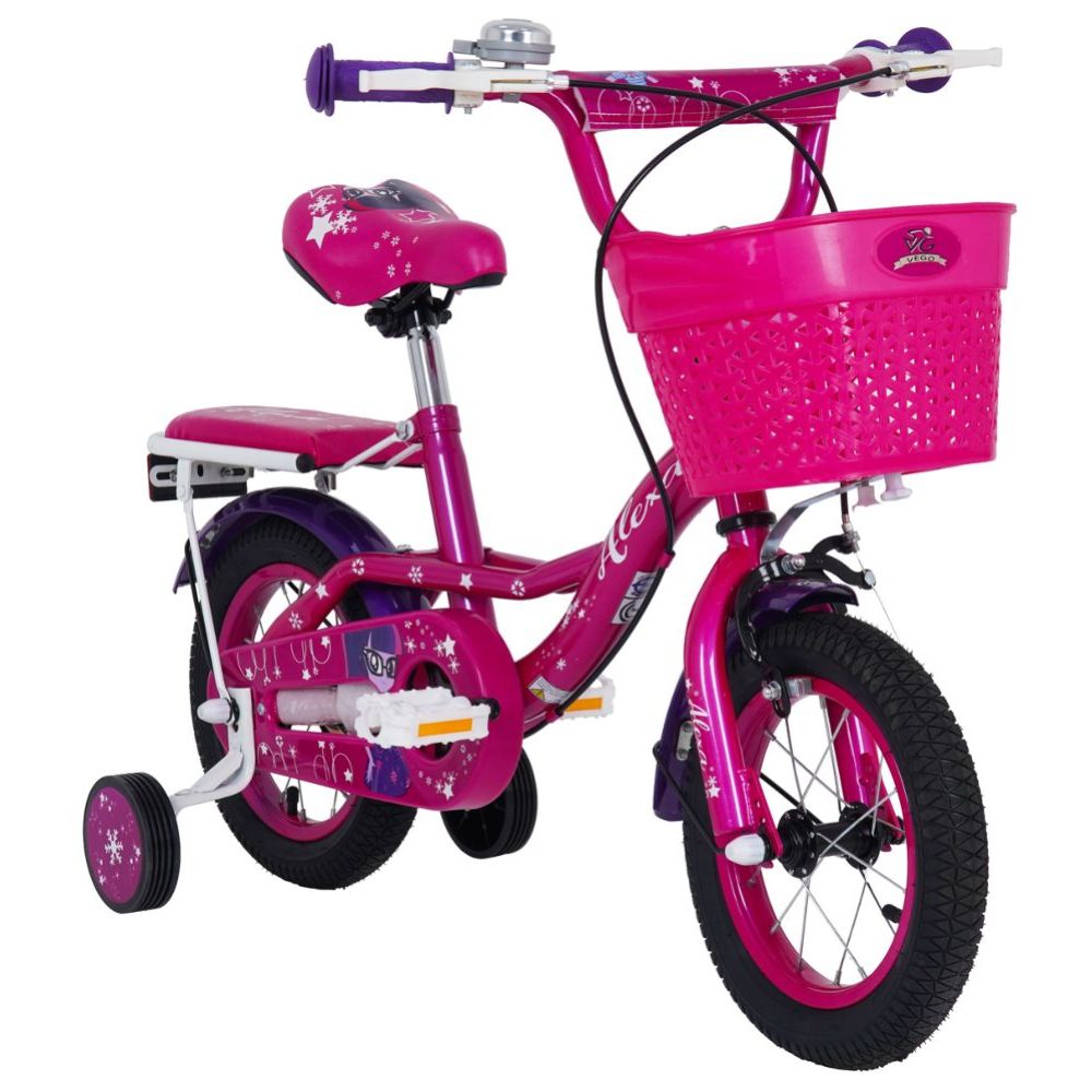 Mogoo Bicycle 12 Vego Alexa Dark Pink - Colorland Toys