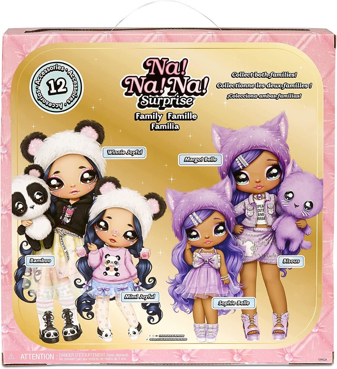 Na! Na! Na! Family Surprise Lavender Kitty MGA - 575955 - Colorland Toys