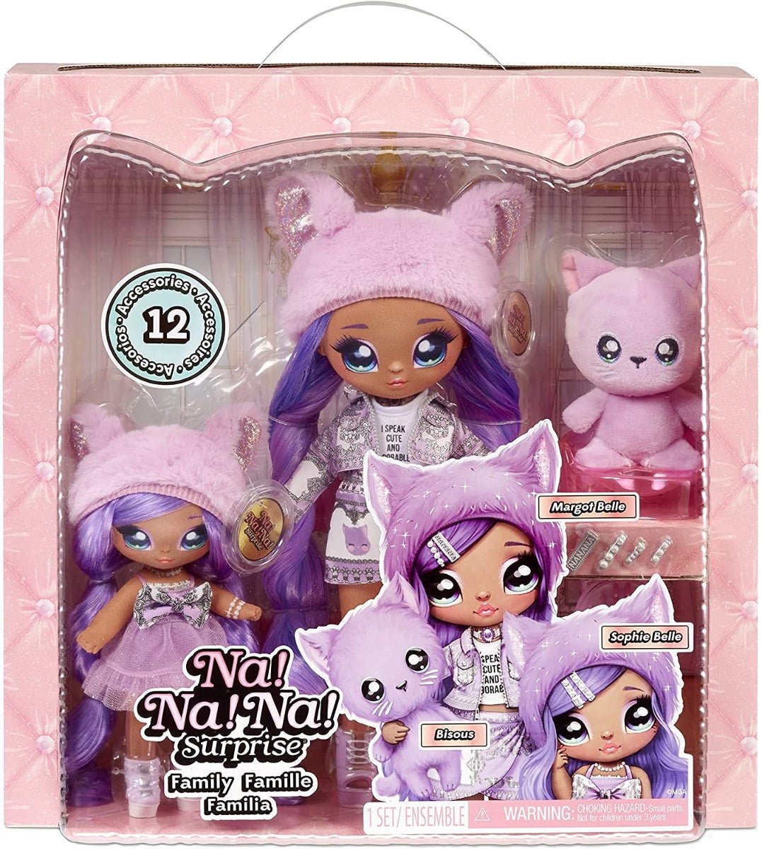 Na! Na! Na! Family Surprise Lavender Kitty MGA - 575955 - Colorland Toys