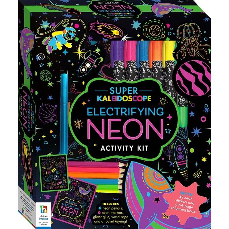 Hinkler Super Kaleidoscope: Electrifying Neon Activity Kit 806025