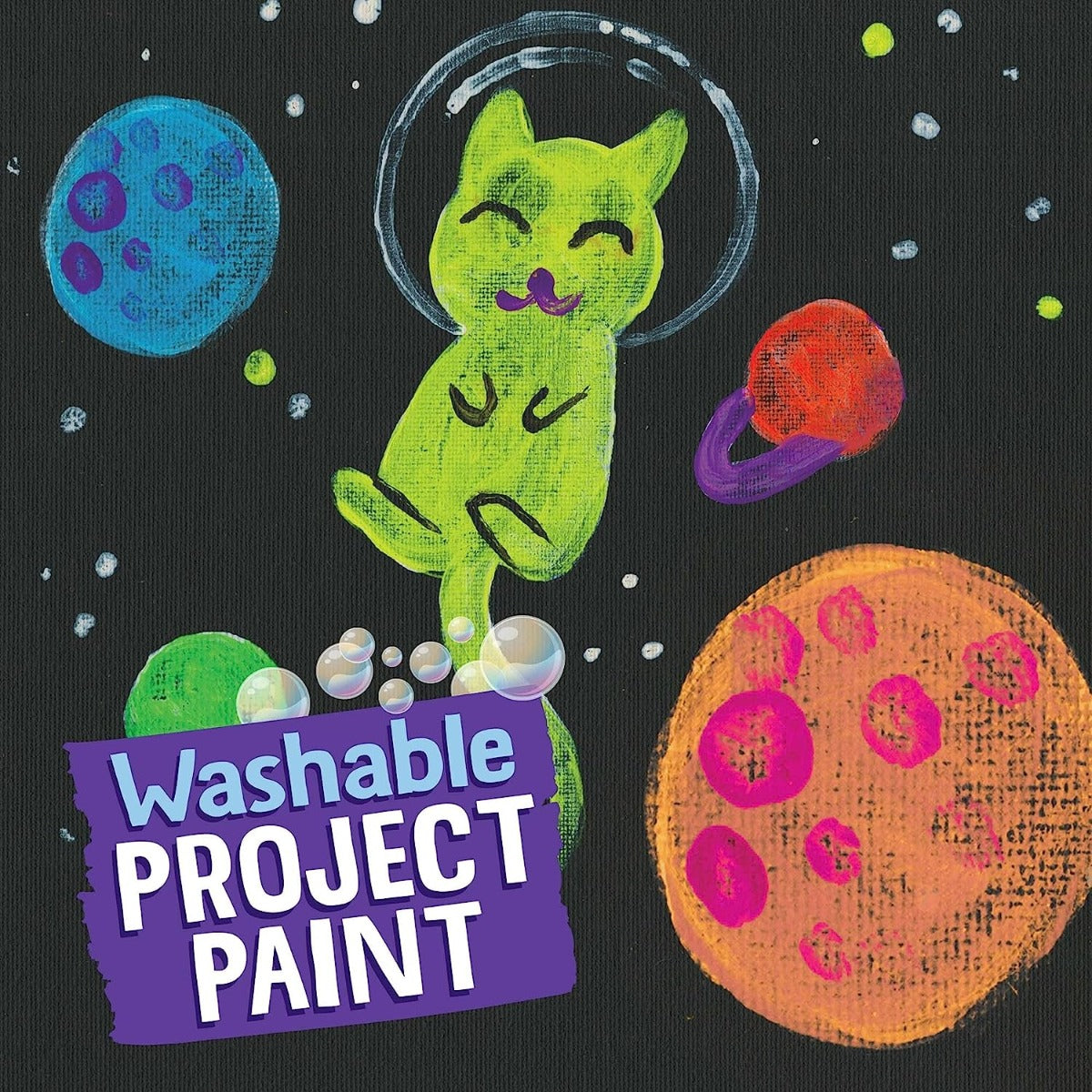 Crayola Washable Neon Paint Set 54-2390
