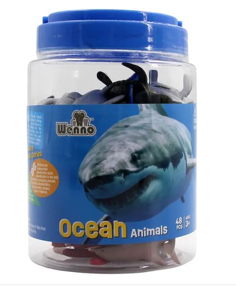 Wenno Ocean Animals Playset 48pcs