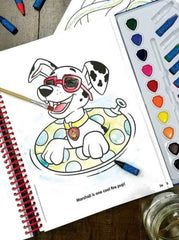 Paw Patrol Deluxe Poster Paint & Color Book 2764333676 - Colorland Toys