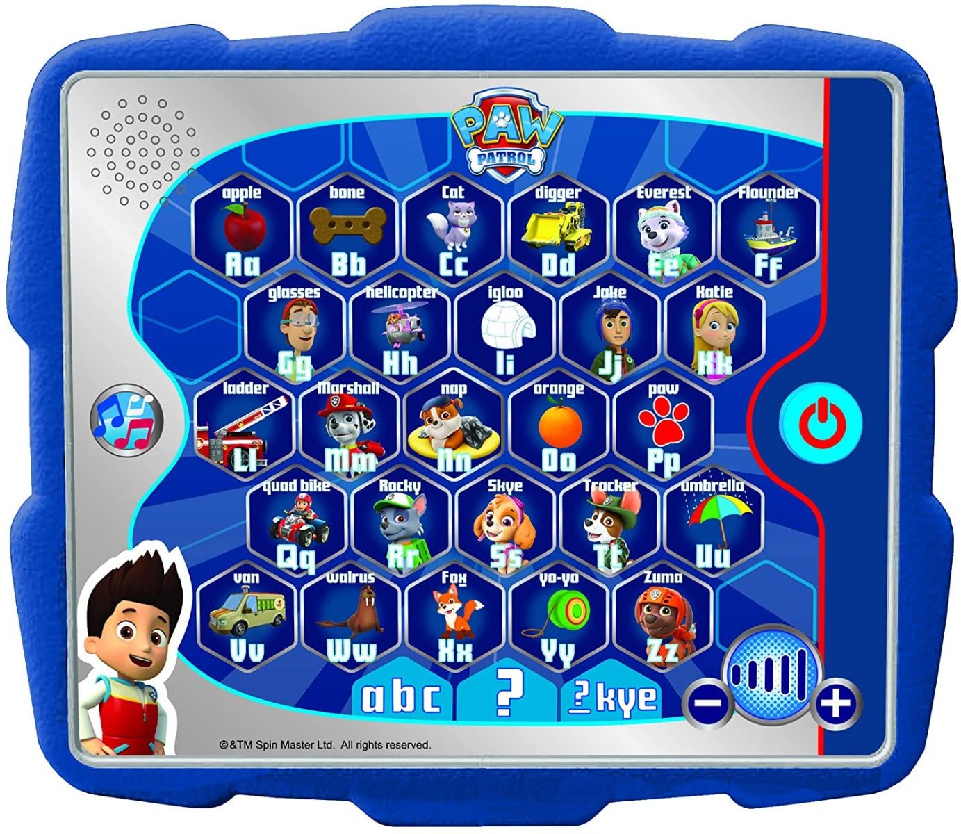 Paw Patrol Ryder's Alphabet Tablet FOBPAW02 - Colorland Toys