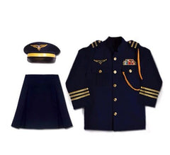 Pilot Girl Costume 8 - 9Y/O - Colorland Toys