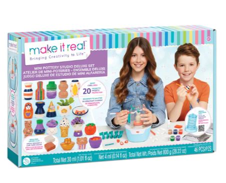 Make it Real Mini Pottery Wheel Deluxe Set 1830