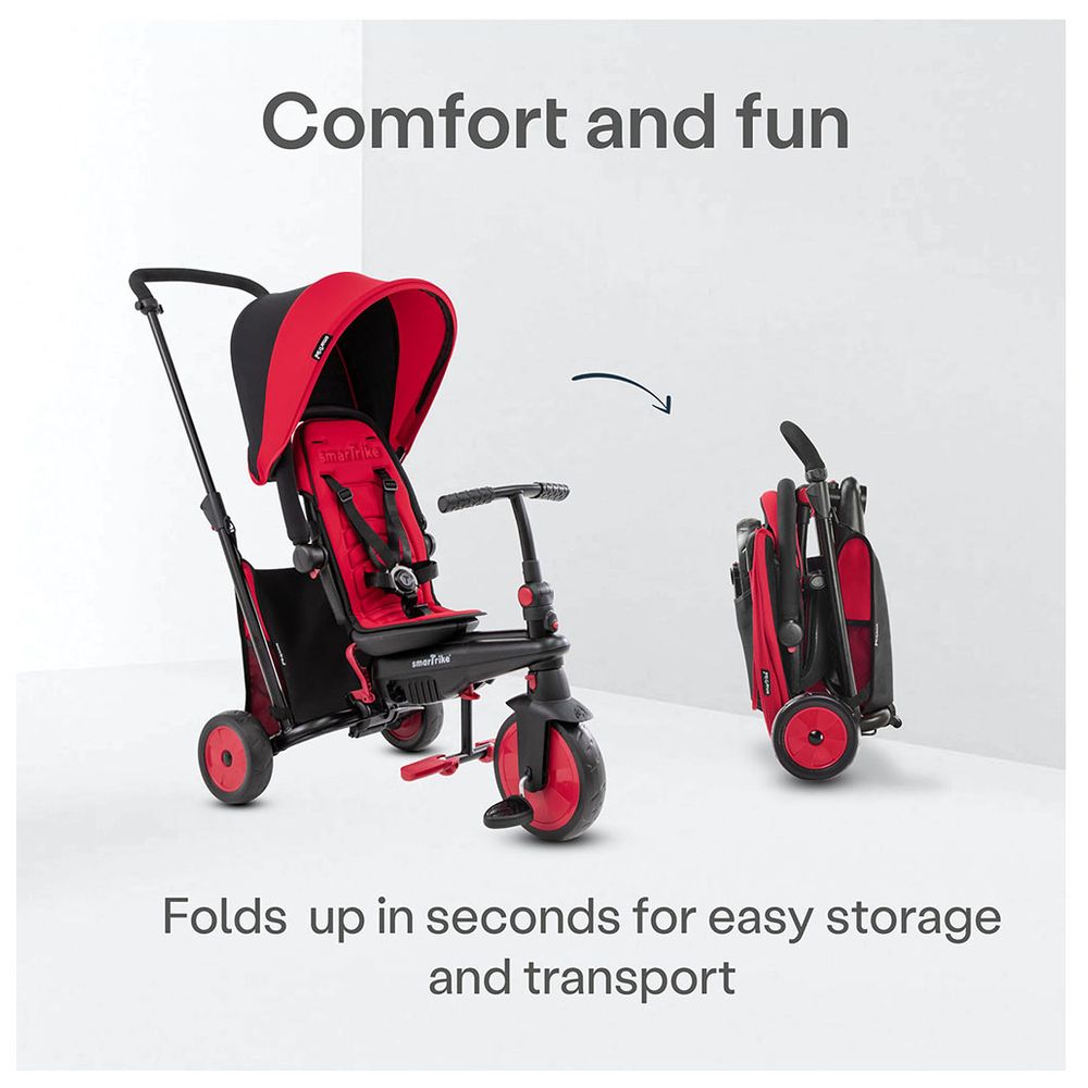 SmarTrike STR3 Plus Folding Trike Red 5021533