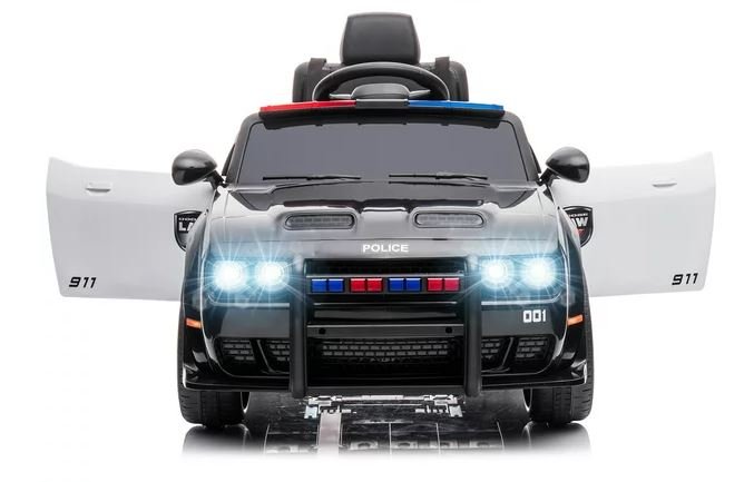 Ride On Dodge Challenger SRT Police Car 12V/2M Black - Colorland Toys