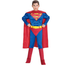 Rubies Deluxe Muscle Chest Hero Superman Costume 888016 - S - Colorland Toys
