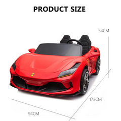 Ferrari Styled Kids Ride On Car 24V Red YT-DPC