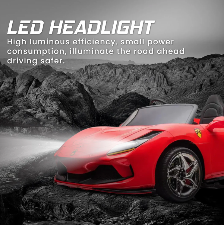 Ferrari Styled Kids Ride On Car 24V Red YT-DPC
