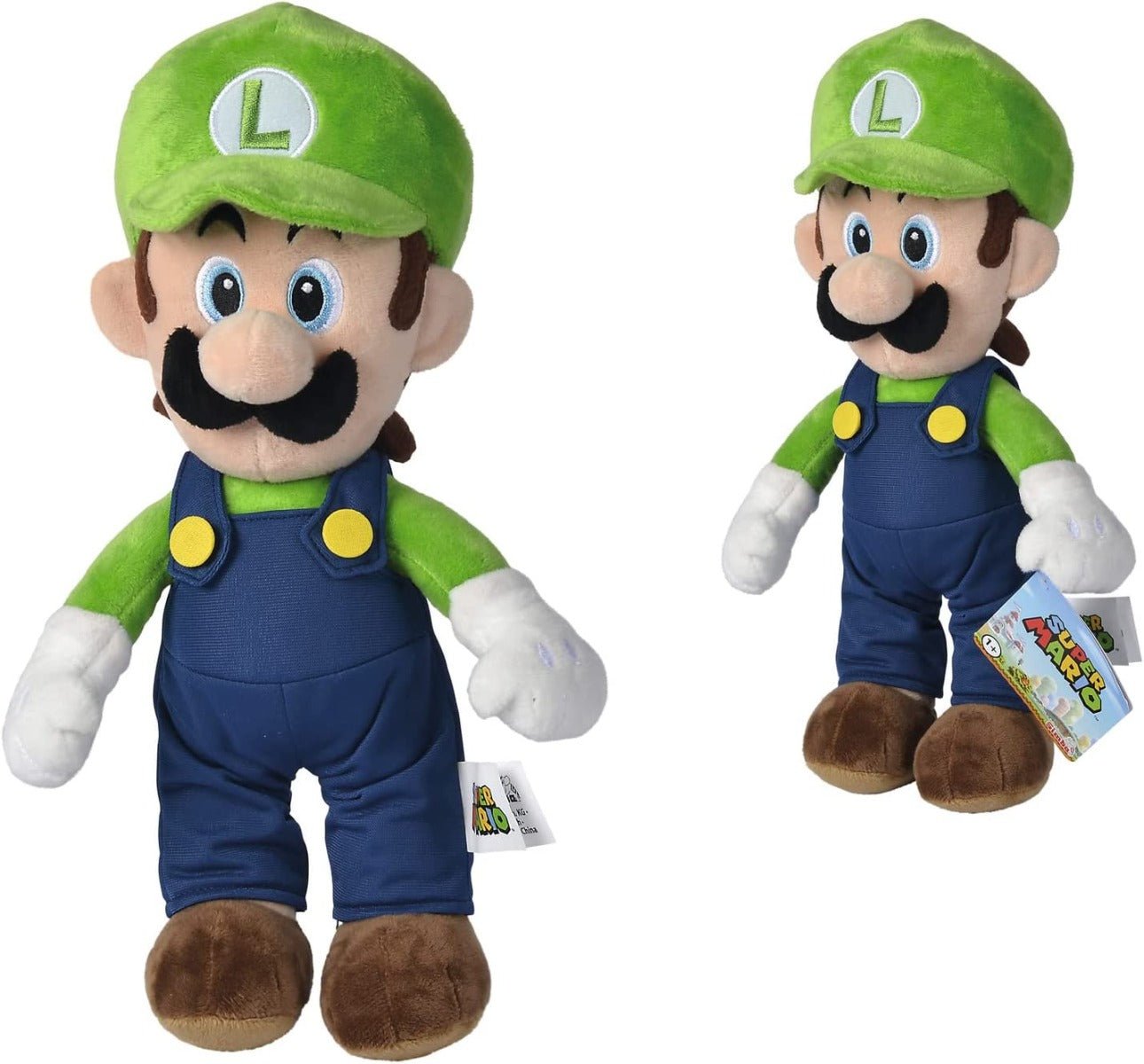 Simba Super Mario Luigi Plush Figure 30cm 109231011 - Colorland Toys