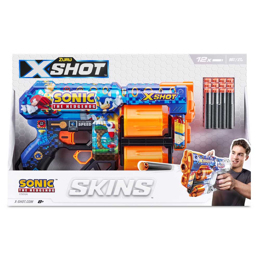 X-Shot Skins Dread Sonic 12 Darts XS-36583