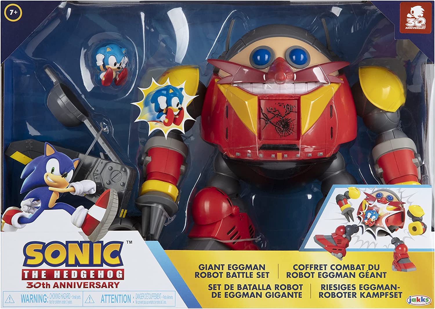 Sonic The Hedgehog Giant Eggman Robot Battle Set 40926