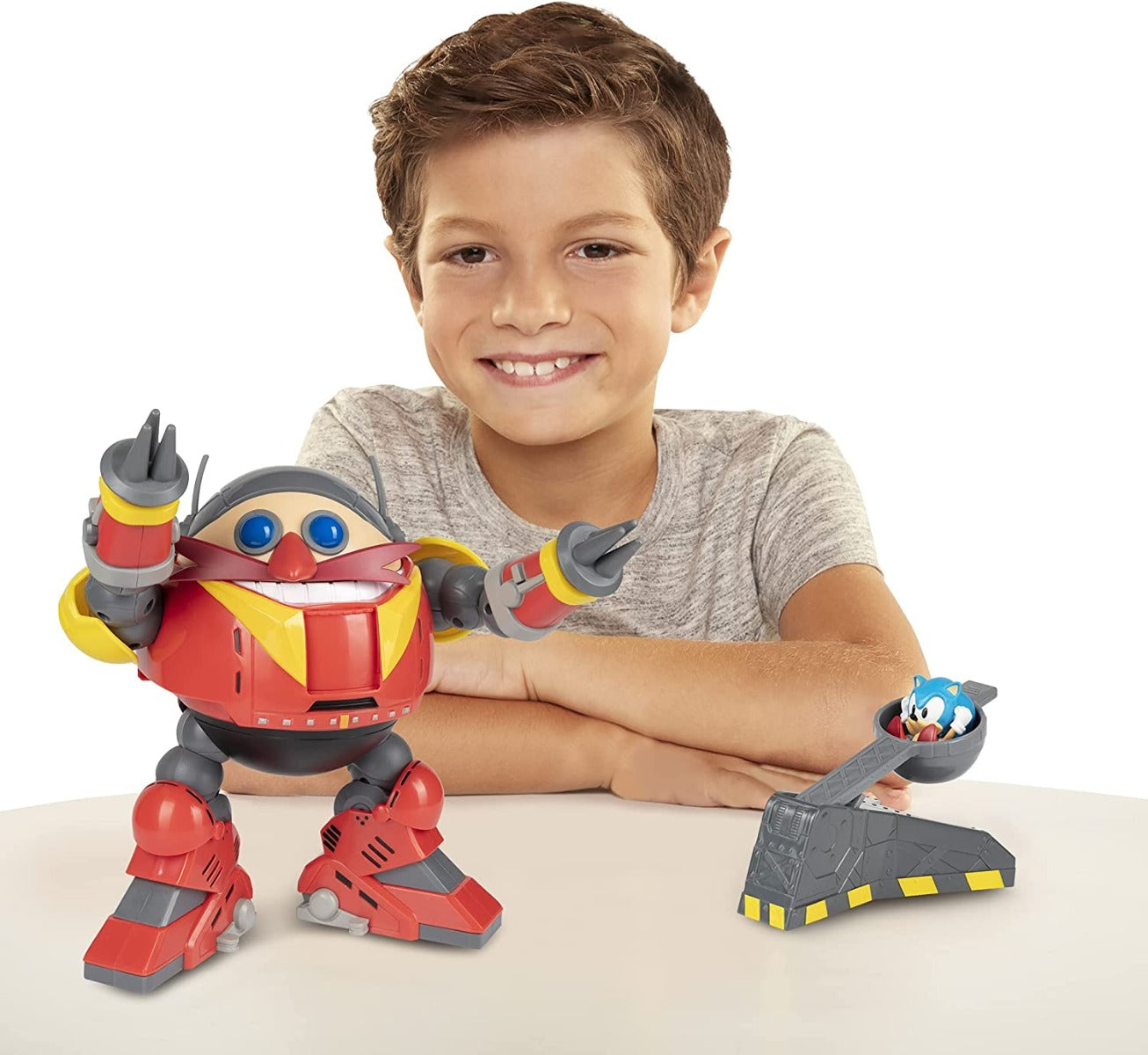 Sonic The Hedgehog Giant Eggman Robot Battle Set 40926