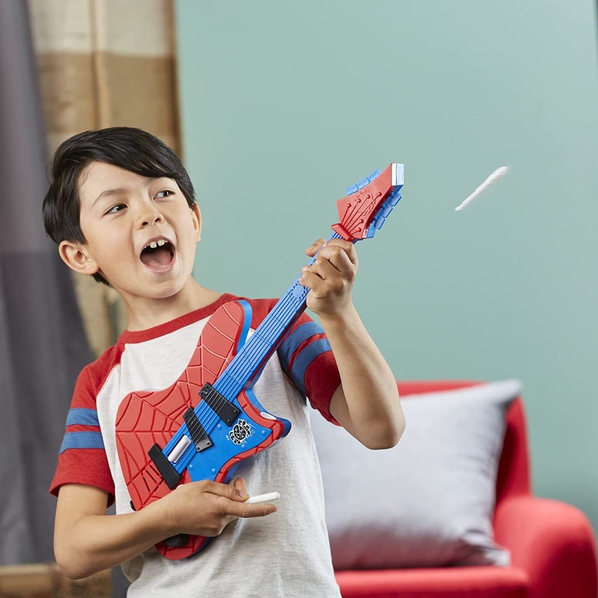 Spider - Man Across The Spider - verse Ultimate Web Power Guitar F5622 - Colorland Toys