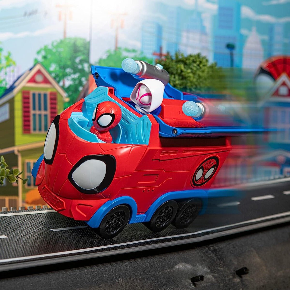 Spidey and His Amazing Friends Transforming Web Spinning Hauler SNF0081 - Colorland Toys