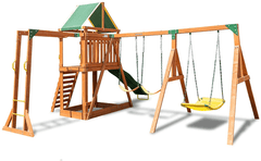 Sports Power Olympia Wooden Swingset - Colorland Toys
