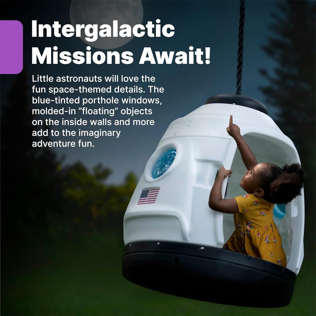 Step2 Space Capsule Swing - Colorland Toys