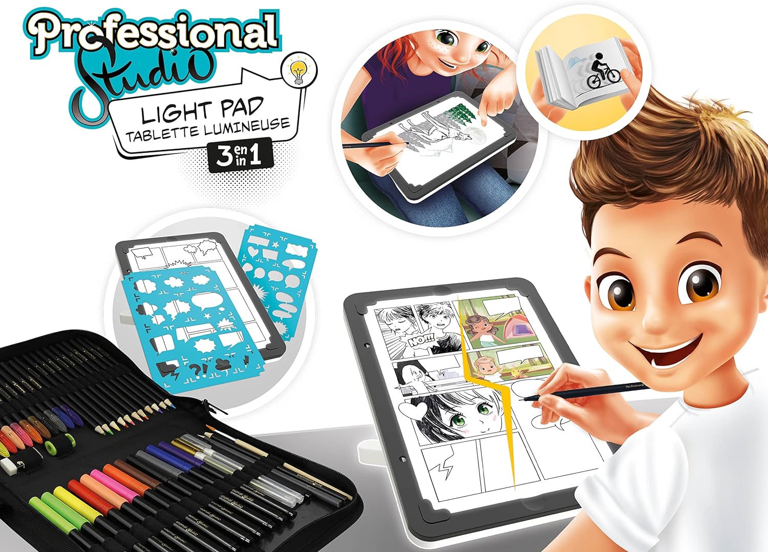 Buki Professional Studio 3-in-1 Light Pad 5432