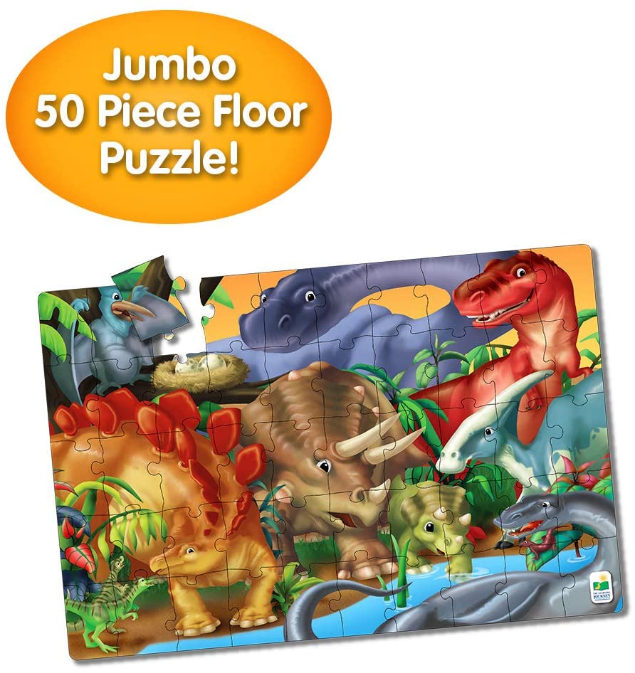 The Learning Journey Jumbo Floor Puzzles Dinosaurs 50pcs 435229 - Colorland Toys