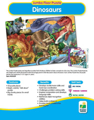 The Learning Journey Jumbo Floor Puzzles Dinosaurs 50pcs 435229 - Colorland Toys
