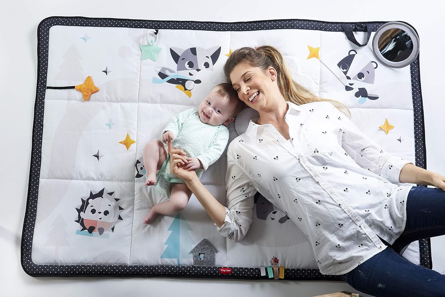 Tiny Love Super Mat Black&White 1206000 - Colorland Toys