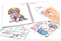 TOPModel Create Your Doggy Colouring Book TM - 12164 - Colorland Toys