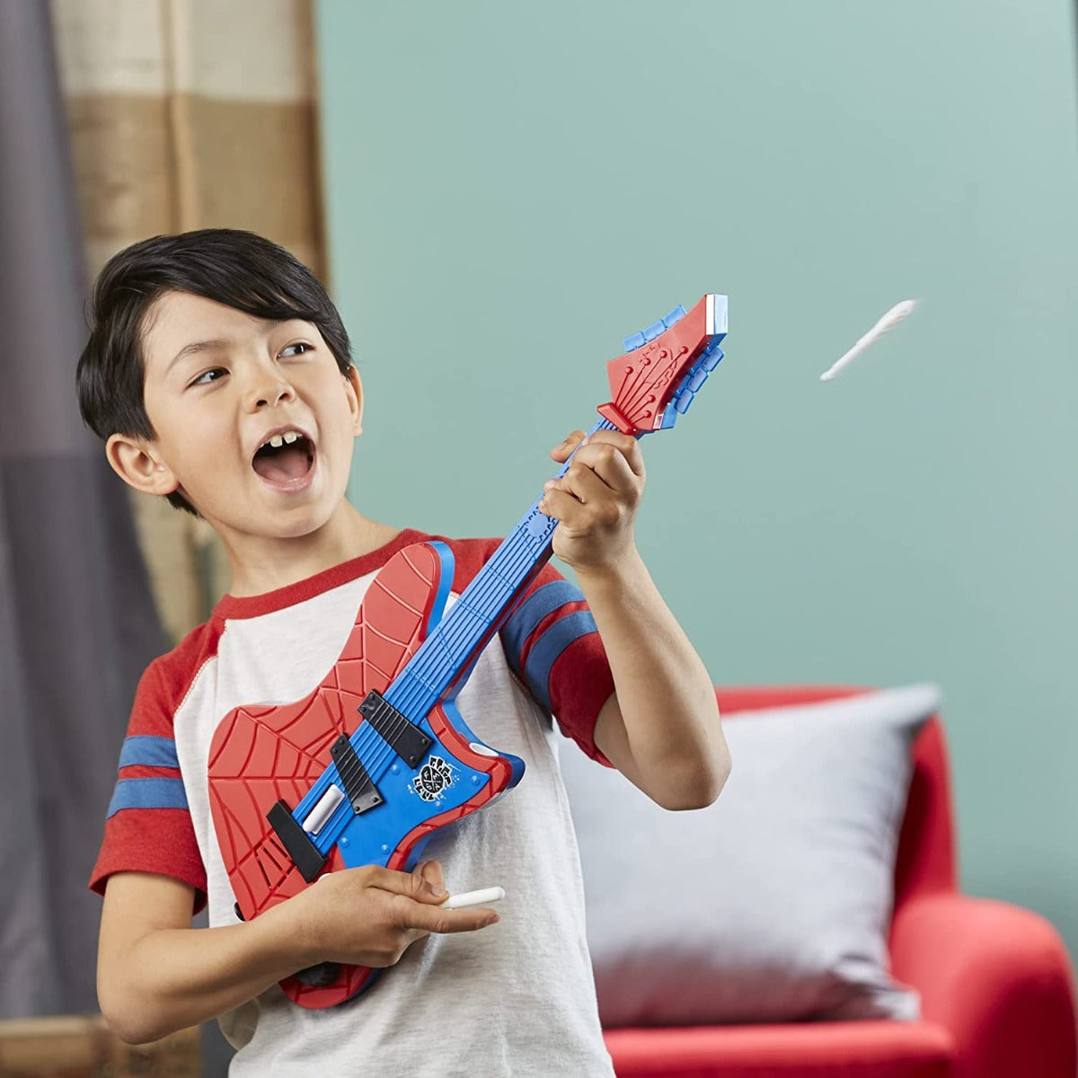 Spider-Man Across The Spider-verse Ultimate Web Power Guitar F5622