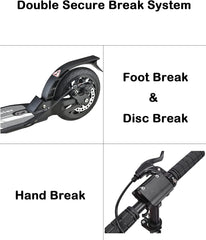 Urban Scooter with Suspension Black TG - 9060L - Colorland Toys