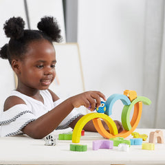 Viga Rainbow Balancing Blocks 44590 - Colorland Toys