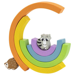 Viga Rainbow Balancing Blocks 44590 - Colorland Toys