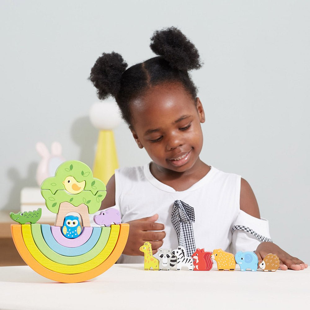 Viga Rainbow Balancing Blocks 44590 - Colorland Toys