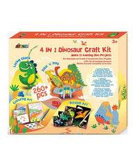 Avenir 4 in1 Dinosaur Craft Kit AVCH221773