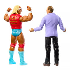 WWE Mattel Mean Gene Okerlund vs Hulk Hogan Action Figure GDF63/JCV69