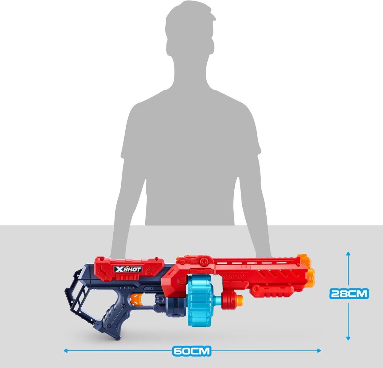 X - Shot Excel Turbo Fire Blaster With Darts 36270 - Colorland Toys