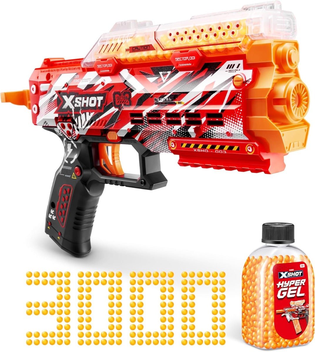 X - Shot Hyper Gel Stinger Blaster XS - 36728 - Colorland Toys