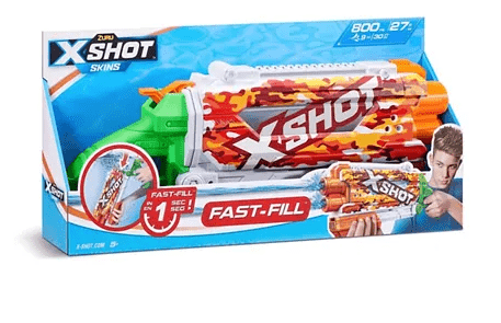 X - Shot Skins - Fast - Fill Pump Action Water Blaster - Sun Camo XS - 11855B - Colorland Toys