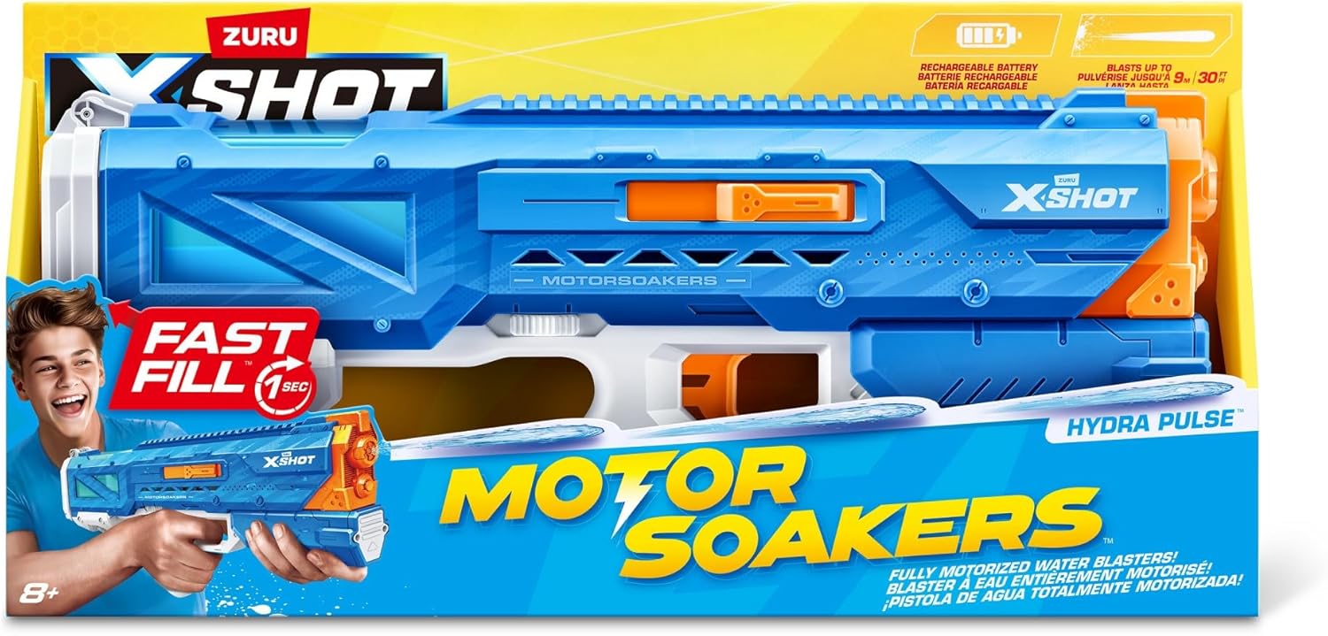 X - Shot Water Fast Fill Motor Soaker Hydra Pulse XS - 118158 - Colorland Toys
