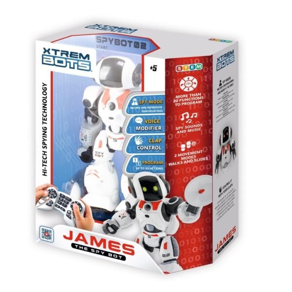 Xtrem Bots James the Spy Bot XT3803084 - Colorland Toys